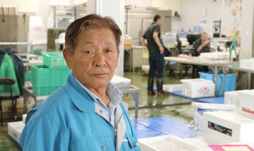 北山魚伊 代表取締役社長 濱中 輝明